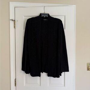 NIC+ZOE Charcoal Knit Cardigan